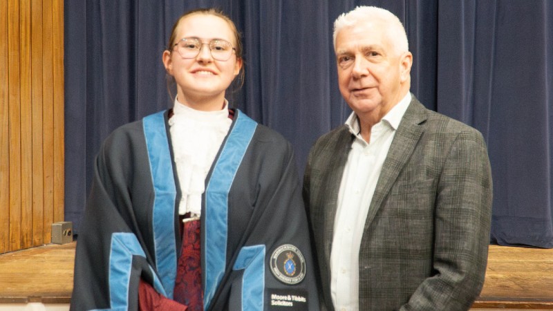 Tim Ollerenshaw and Young High Sheriff Competition Winner 